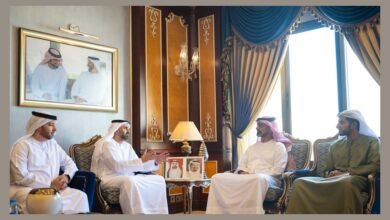 عمار بن حميد يبحث مع وفد "إي آند الإمارات" ‏تسريع التحول الرقمي بعجمان