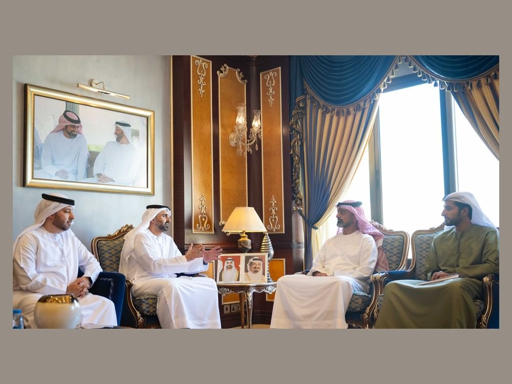 عمار بن حميد يبحث مع وفد "إي آند الإمارات" ‏تسريع التحول الرقمي بعجمان