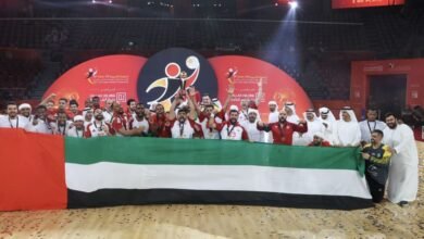 استقبال حافل لفريق الشارقة المتوج بالبطولة الآسيوية لكرة اليد