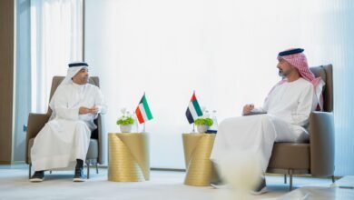 عمار بن حميد يستقبل قنصل عام الكويت