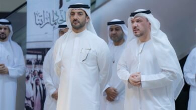 سلطان بن أحمد القاسمي يزور دار القضاء في مدينة الشارقة