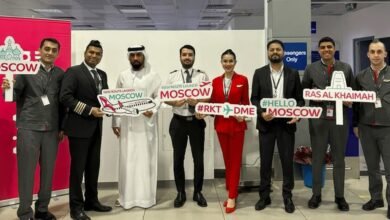 "العربية للطيران" تسيير أولى رحلاتها بين رأس الخيمة وموسكو