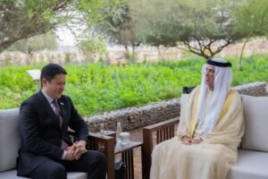 سعود بن صقر يستقبل سفير جمهورية أوزبكستان