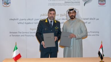 شراكة إستراتيجية بين الإمارات وإيطاليا لمكافحة الجرائم المالية