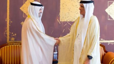 سعود بن صقر يستقبل القنصل العام لدولة الكويت