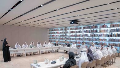 سلطان بن أحمد القاسمي يدشن النظام الإلكتروني لجائزة التميز المؤسسي "تميز"