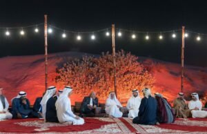 حاكم الشارقة يشهد انطلاق فعاليات الدورة الثامنة من مهرجان المسرح الصحراوي