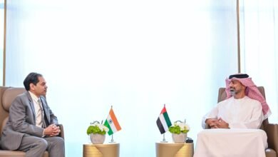 عمار النعيمي يستقبل سفير الهند