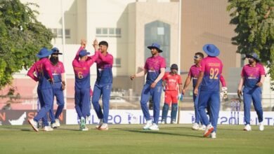 منتخب الإمارات يواصل انتصاراته في خليجي الكريكيت