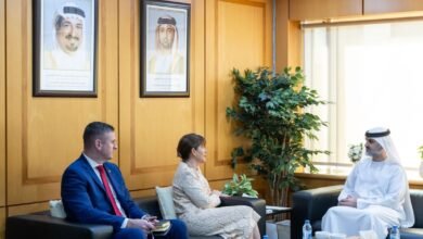 غرفة عجمان تبحث فرص التعاون الاستثماري مع إيرلندا