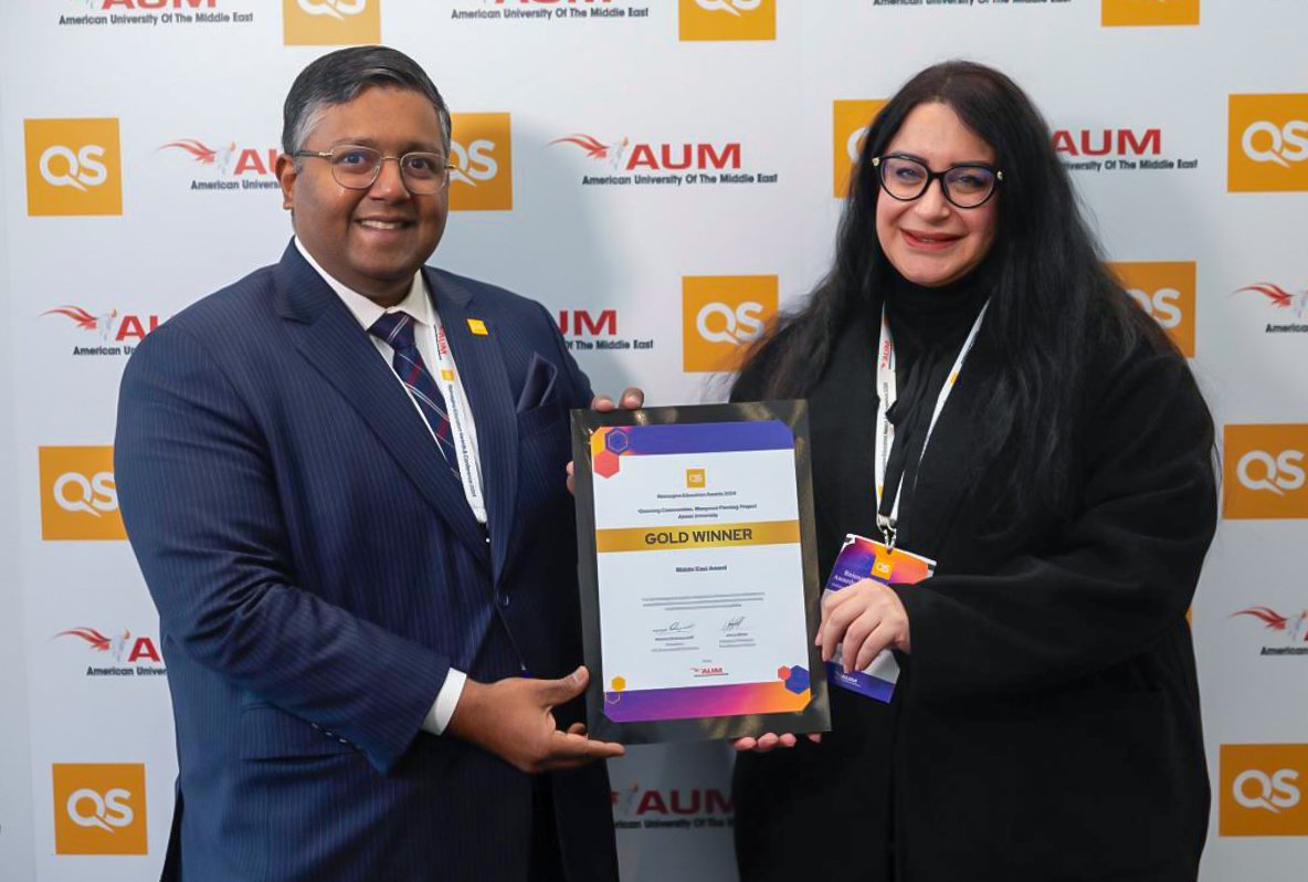 جامعة عجمان تحصد الجائزة الذهبية على مستوى الشرق الأوسط عن فئة "العمل من أجل التعليم المستدام" ضمن جوائز كيو اس لإعادة تصور التعليم لعام 2024