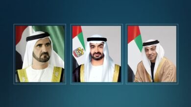 رئيس الدولة ونائباه يهنئون رئيسي رومانيا وأفريقيا الوسطى باليوم الوطني ويوم الجمهورية