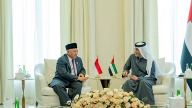 النائب العام يستقبل سفير إندونيسيا لدى الدولة