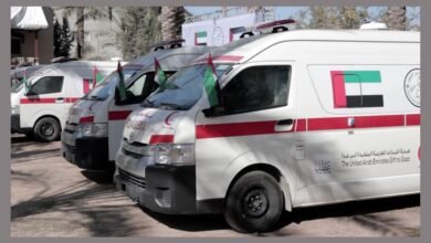 الإمارات تسلم مستشفيات غزة سيارات إسعاف حديثة ضمن عملية “الفارس الشهم 3”