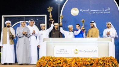 تتويج الفائزين بكأس رئيس الدولة للخيول العربية