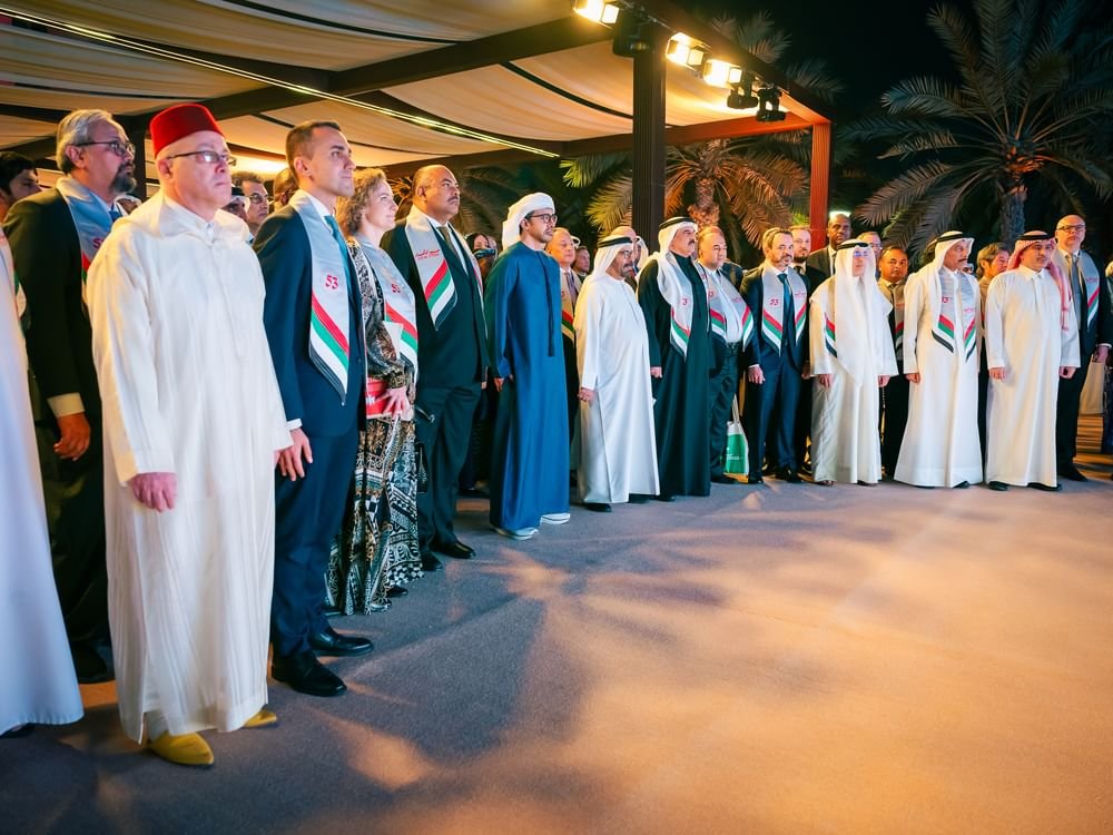 عبدالله بن زايد يشهد احتفال وزارة الخارجية بعيد الاتحاد الـ 53