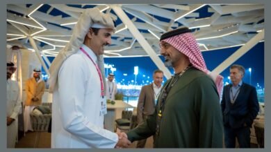 عمار بن حميد يشهد ختام سباق جائزة قطر الكبرى للفورمولا 1 لعام 2024