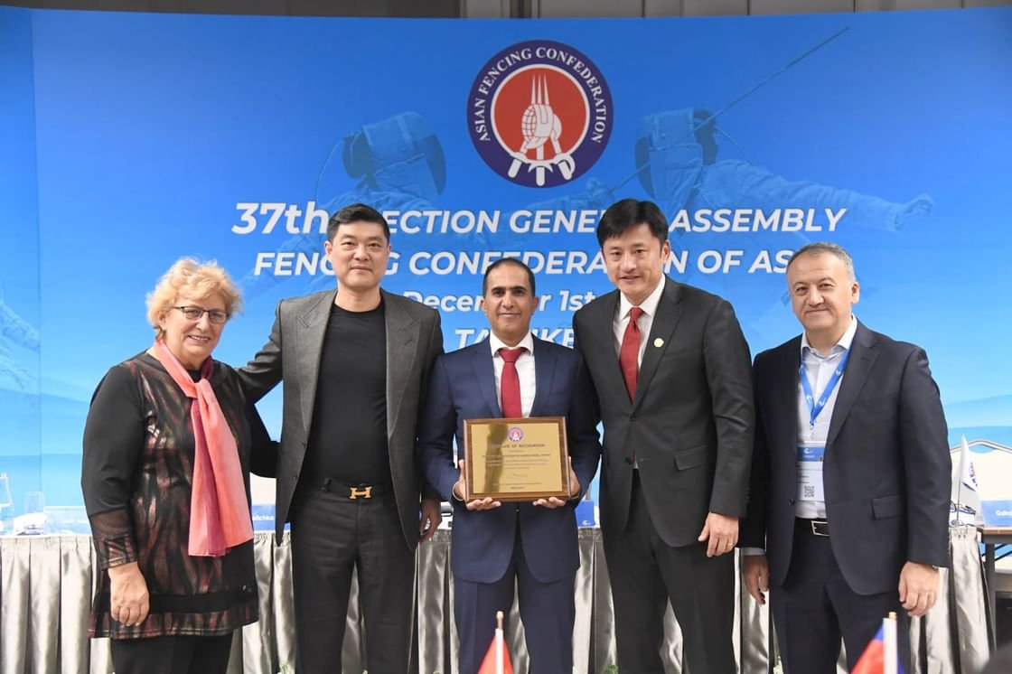 سالم بن سلطان القاسمي يحتفظ برئاسة الاتحاد الآسيوي للمبارزة