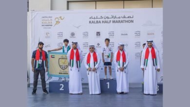 تتويج الفائزين بنصف ماراثون كلباء