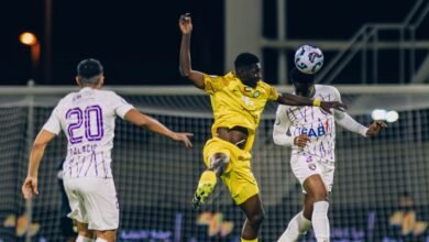 تعادل كلباء مع العين في دوري أدنوك للمحترفين