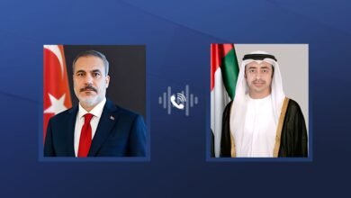 عبدالله بن زايد ووزير خارجية تركيا يبحثان العلاقات الاستراتيجية والتطورات الإقليمية