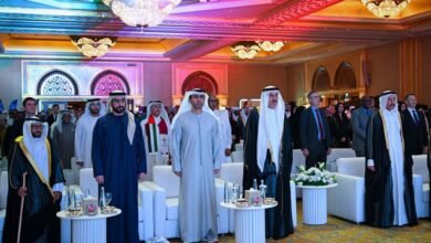 صقر غباش يحضر حفل السفارة القطرية بمناسبة اليوم الوطني