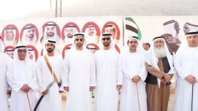 ولي عهد رأس الخيمة يحضر أفراح الشحي