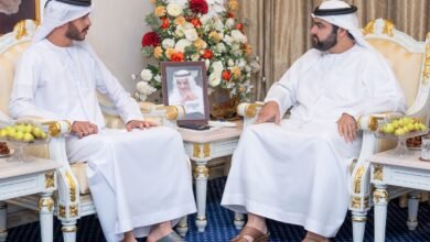 ولي عهد الفجيرة يهنئ أحمد الهنداسي بتخرّجه من كلية خليفة الجوية