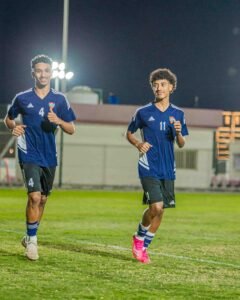 أبيض الناشئين مواليد 2009 يتدرب في الفجيرة