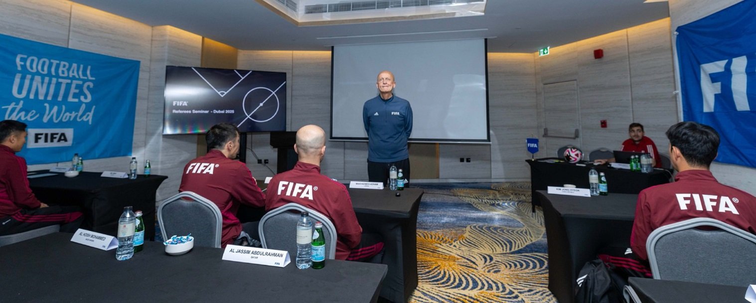 اتحاد الكرة يستضيف دورة الفيفا للحكام المرشحين لمونديال 2026