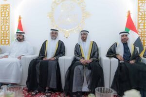 وليا عهد الشارقة والفجيرة يشهدان أفراح القواسم في مدينة كلباء