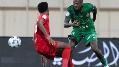 فوز شباب الأهلي على البطائح في دوري أدنوك للمحترفين
