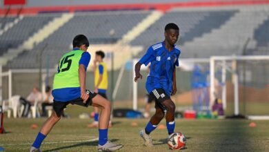 أبيض الناشئين "مواليد 2010" يواصل تدريباته في العوير