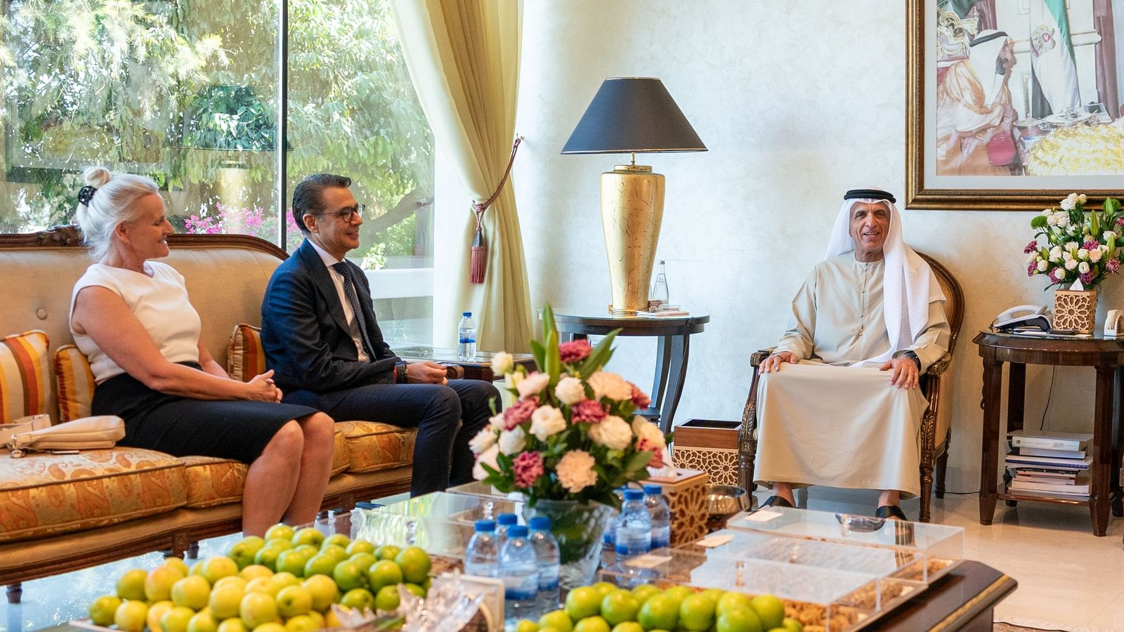 سعود بن صقر يستقبل الرئيس التنفيذي لشؤون العمليات في "ماريوت الدولية"