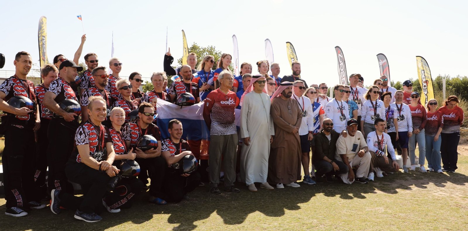 "تناي" الروسي بطلاً لـ"الإمارات الدولية للقفز بالمظلات"