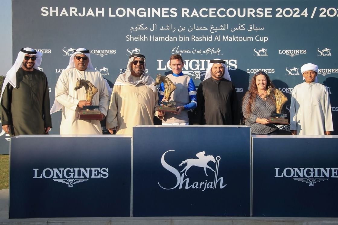انطلاق سباق كأس الشيخ حمدان بن راشد آل مكتوم للخيول في الشارقة