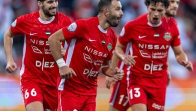 فوز شباب الأهلي والعين وعجمان في دوري أدنوك للمحترفين