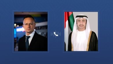 عبدالله بن زايد ووزير خارجية المجر يبحثان هاتفيا علاقات التعاون بين البلدين والأوضاع الإقليمية