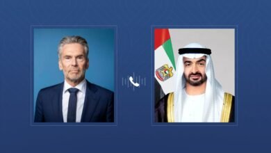 رئيس الدولة ورئيس الوزراء الهولندي يبحثان هاتفياً علاقات التعاون والتطورات الإقليمية