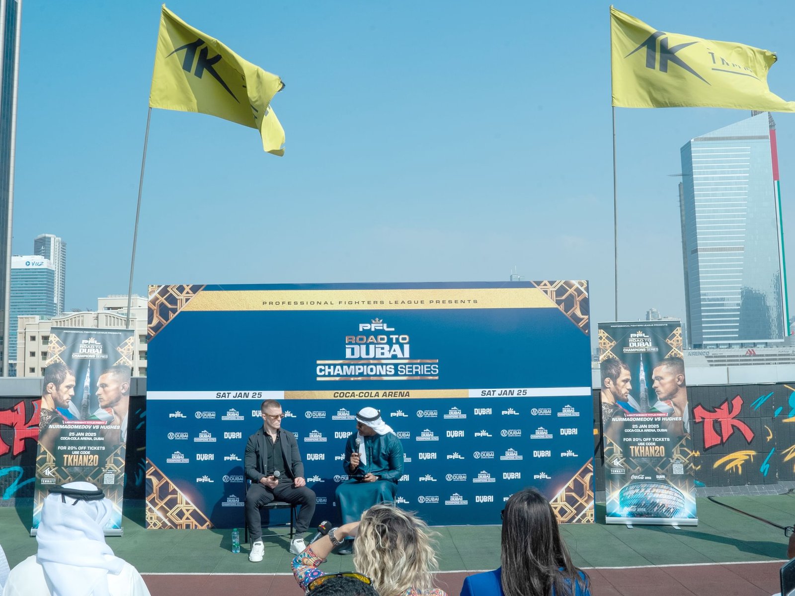 24 مقاتلاً يشاركون في "طريق الأبطال إلى دبي"