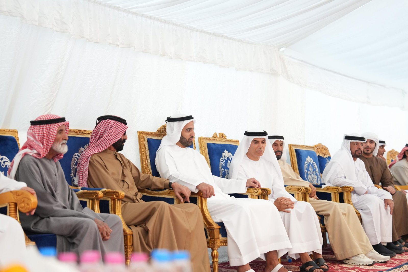 ولي عهد رأس الخيمة يقدم واجب العزاء بوفاة علي حمد الكيبالي