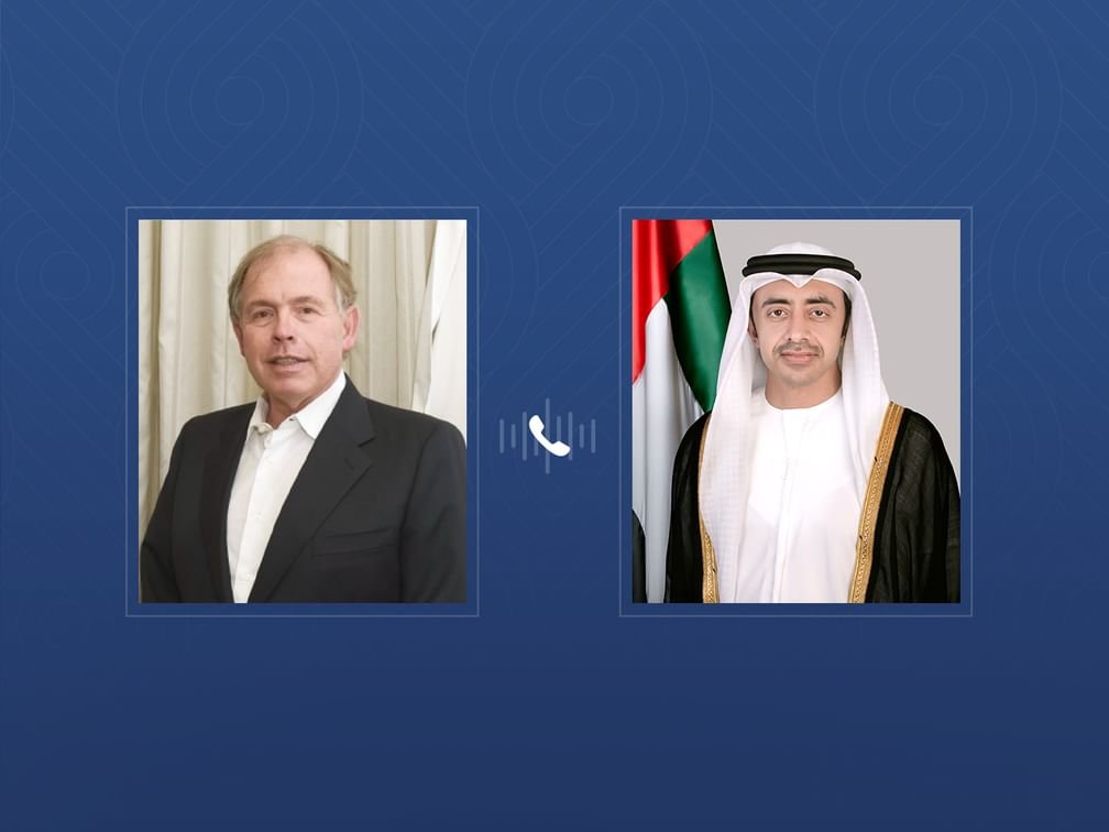 عبدالله بن زايد ووزير خارجية الأرجنتين يبحثان هاتفيا العلاقات الثنائية بين البلدين