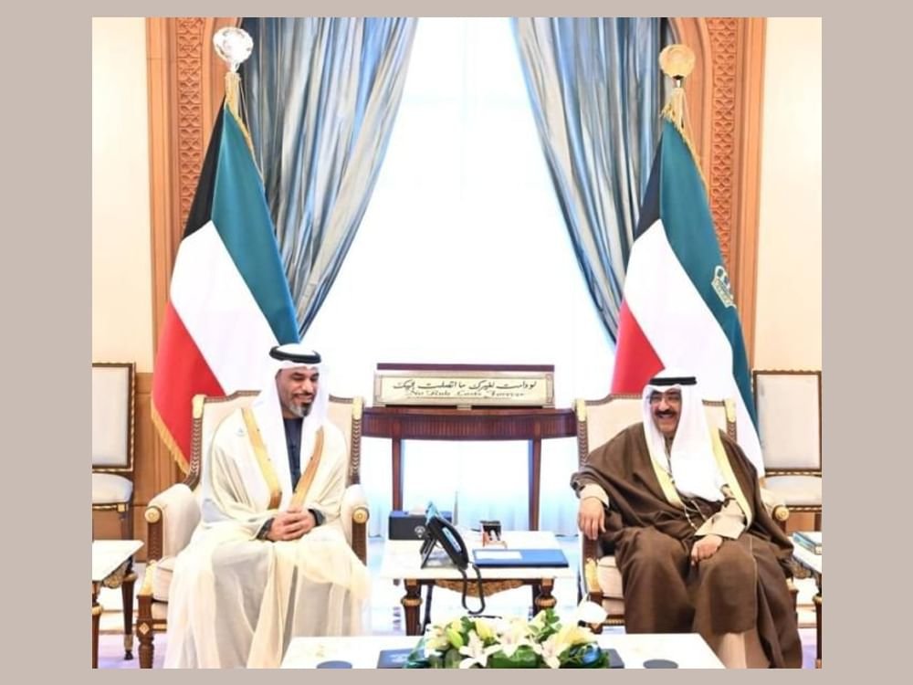 أمير الكويت يستقبل رئيس جهاز الإمارات للمحاسبة