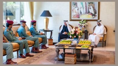 سعود بن صقر يطلع على خطط وبرامج وزارة الداخلية الأمنية في رأس الخيمة