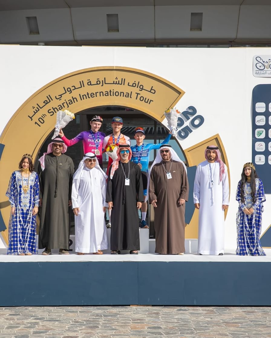 سعيد بن صقر القاسمي يتوج كينيش بطلا للمرحلة الرابعة لطواف الشارقة