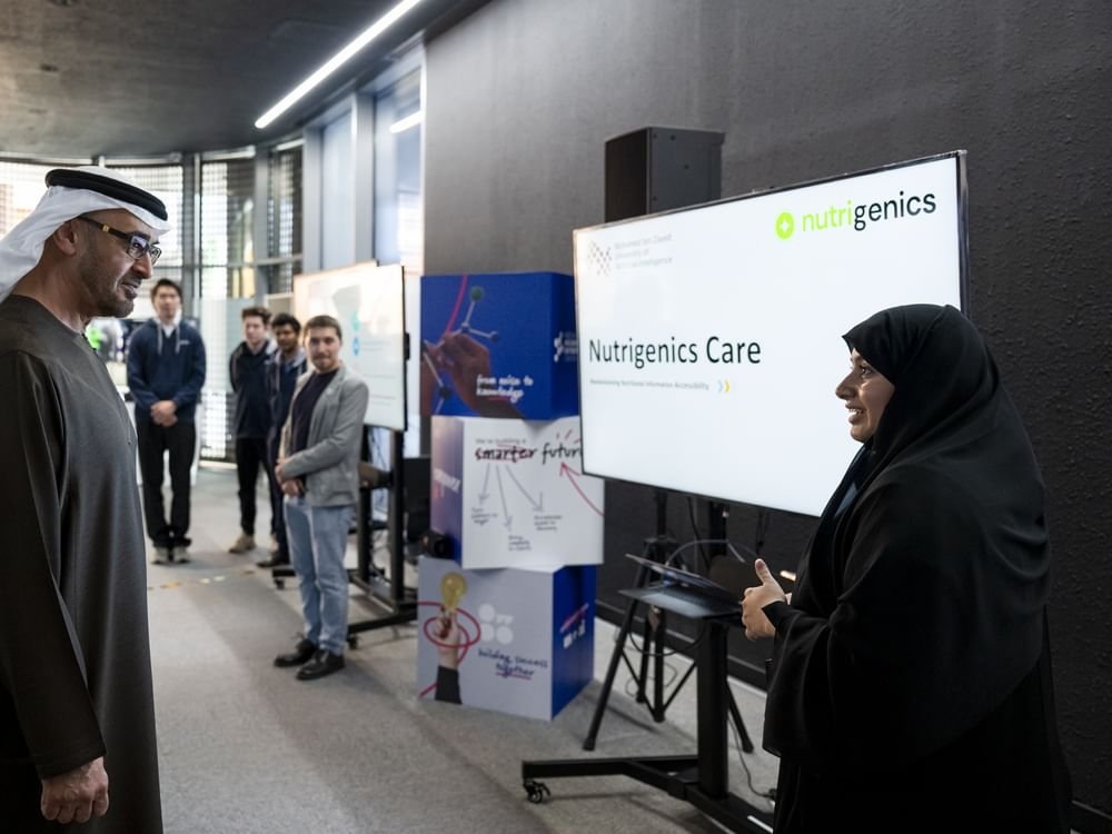 رئيس الدولة يزور جامعة محمد بن زايد للذكاء الاصطناعي