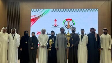 "دبي" و"فتيات الشارقة" يتقاسمان لقبي "الشطرنج الخاطف"