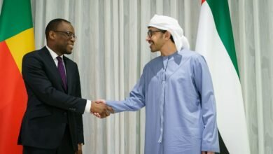 عبدالله بن زايد يستقبل وزير خارجية بنين ويبحثان العلاقات الثنائية بين البلدين