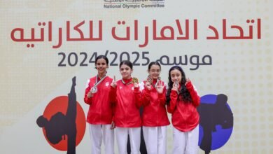 تألق لاعبات نادي الشارقة الرياضي للمرأة ببطولة كأس الإمارات للكوميتيه