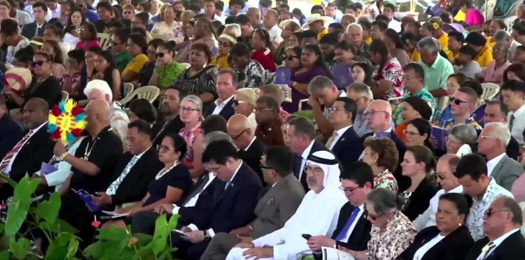 نيابة عن رئيس الدولة .. مبعوث وزير الخارجية لدى جزر الكاريبي والباسيفيك يحضر مراسم تنصيب الرئيس والحكومة في جمهورية بالاو